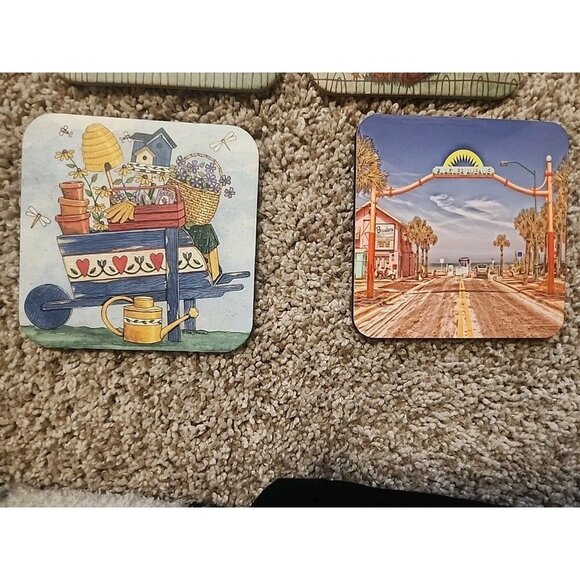 A True Friends Bear Coasters And Wooden Coaster Holder Set Of 5 Plus 2 Random - Picture 4 of 7